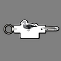 Key Clip W/ Key Ring & Duck Key Tag
